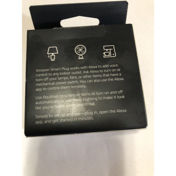 Amazon Smart Plug Works with Alexa Control Lights w/ Voice Easy to Set Up-White - Picture 2 of 5